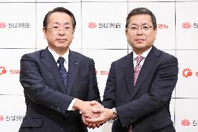 Press Conference Regarding the Management Integration of Chiba Bank and Chiba Kogyo Bank